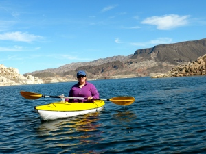 Kayaking on Lake Mead